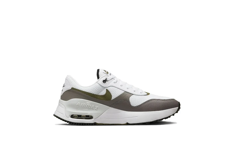 Nike Air Max SYSTM Sneaker Wit/flat Pewter/medium Olive Heren 3 Nike Air Max SYSTM Sneaker Wit/flat Pewter/medium Olive Heren