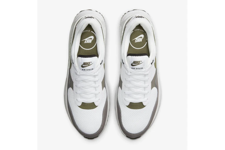 Nike Air Max SYSTM Sneaker Wit/flat Pewter/medium Olive Heren 6 Nike Air Max SYSTM Sneaker Wit/flat Pewter/medium Olive Heren - Afbeelding 4