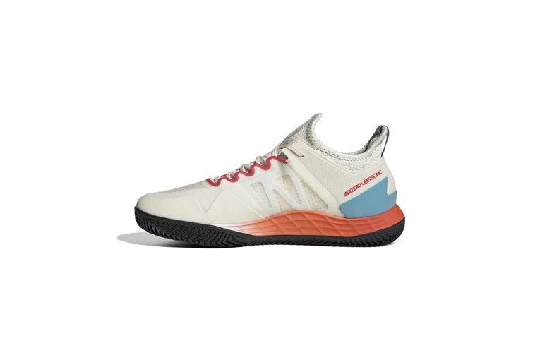 Adidas Adizero Ubersonic 4 Clay Court Tennisschoenen Chalk White Heren 4 Adidas Adizero Ubersonic 4 Clay Court Tennisschoenen Chalk White Heren - Afbeelding 2