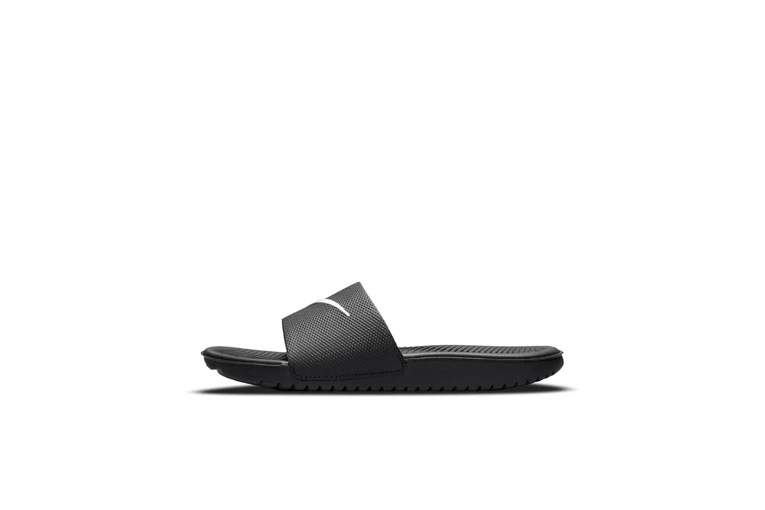 Nike Kawa Slippers Zwart/wit MEISJES 4 Nike Kawa Slippers Zwart/wit MEISJES - Afbeelding 2