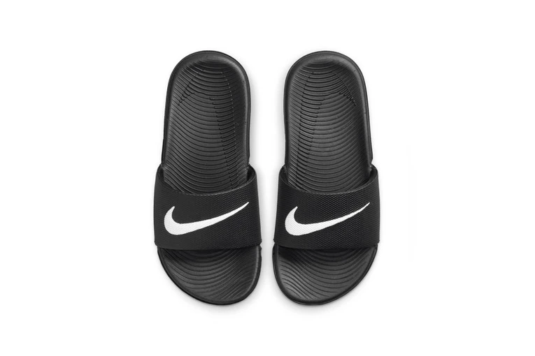 Nike Kawa Slippers Zwart/wit MEISJES 5 Nike Kawa Slippers Zwart/wit MEISJES - Afbeelding 3