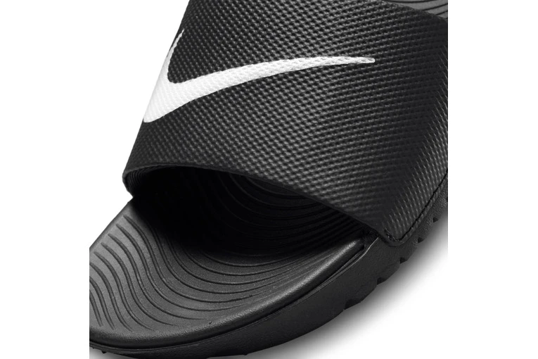 Nike Kawa Slippers Zwart/wit MEISJES 7 Nike Kawa Slippers Zwart/wit MEISJES - Afbeelding 5