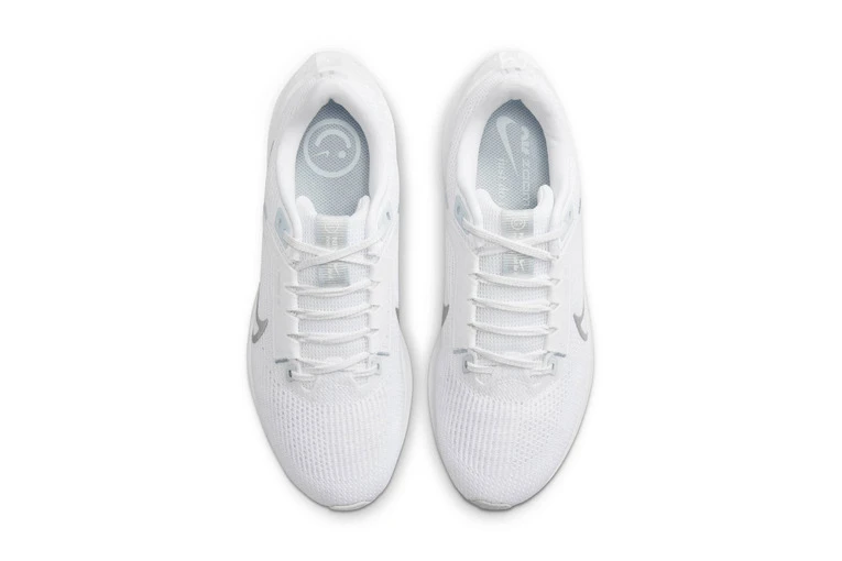 Nike Pegasus 40 Loopschoenen Wit/Pure Platinum/Metallic Silver Dames 8 Nike Pegasus 40 Loopschoenen Wit/Pure Platinum/Metallic Silver Dames - Afbeelding 6