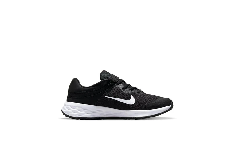 Nike Revolution 6 FlyEase Loopschoenen Zwart/Dark Smoke Grey/Wit KIDS 3 Nike Revolution 6 FlyEase Loopschoenen Zwart/Dark Smoke Grey/Wit KIDS